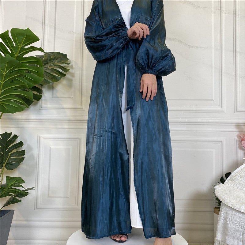 
                  
                    Shiny Silk Open Abaya - Amaanah Modesty
                  
                