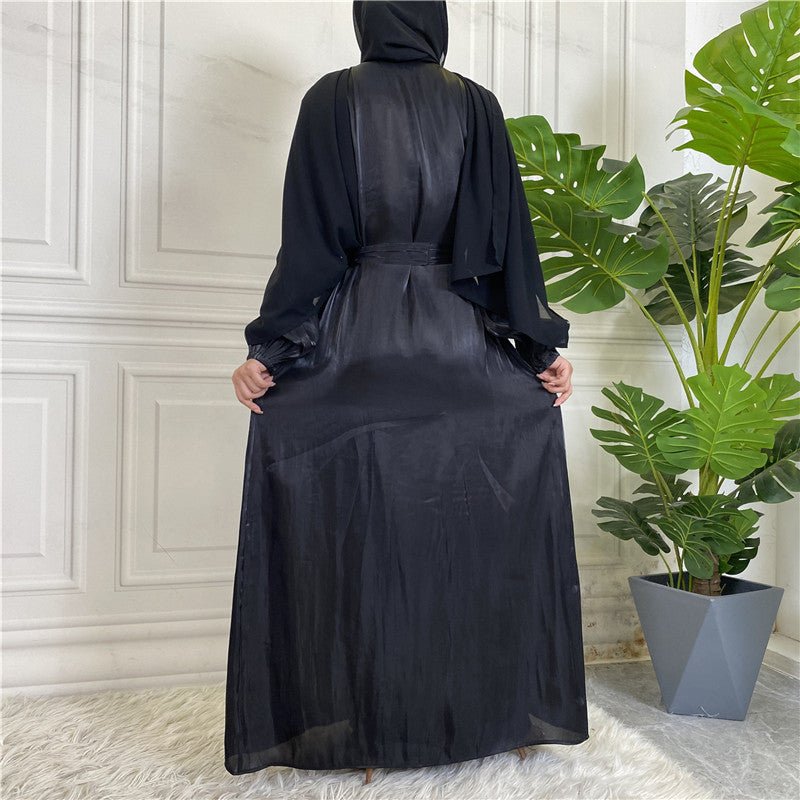 
                  
                    Shiny Silk Open Abaya - Amaanah Modesty
                  
                