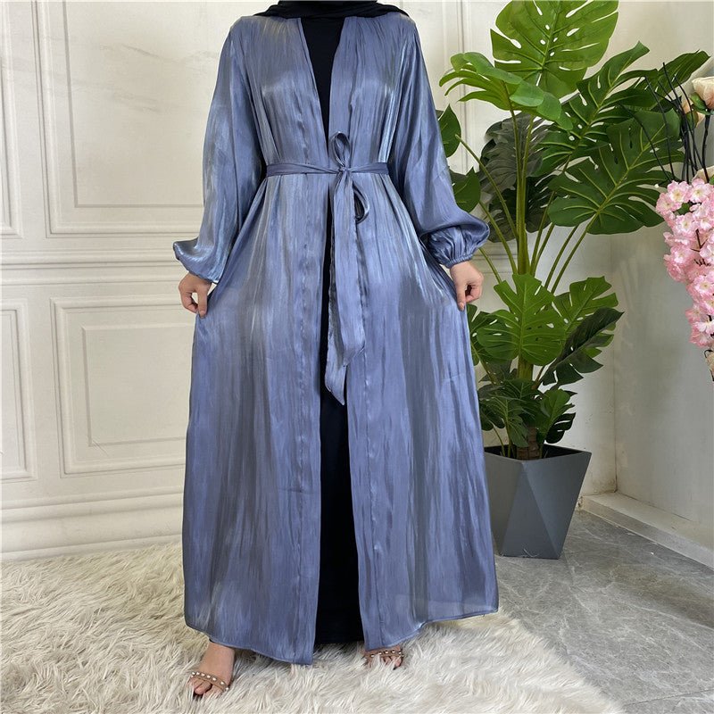 
                  
                    Shiny Silk Open Abaya - Amaanah Modesty
                  
                